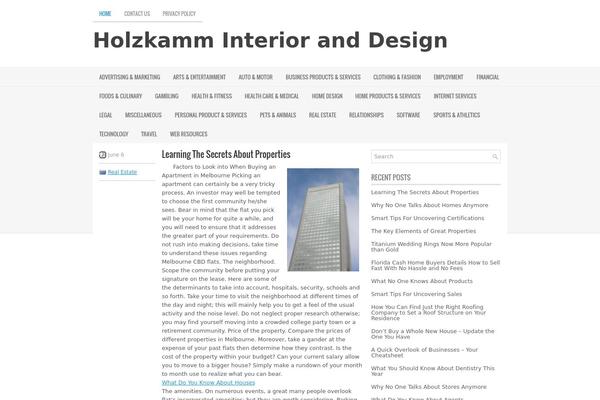 Coraline theme site design template sample