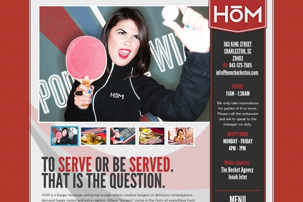 homcharleston.com site used Hom