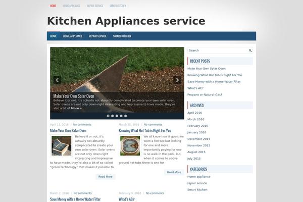 WordPress website example screenshot