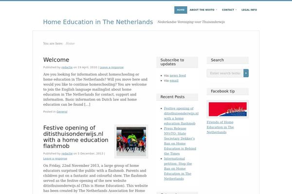 home-education.nl site used Bizzboss