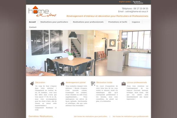 Modernize theme site design template sample