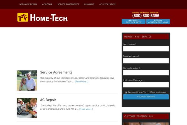 home-tech.com site used Divi-childv2019