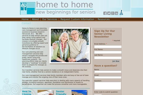 home-to-home.ca site used Home-to-home