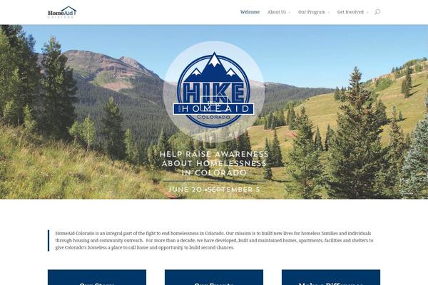 Divi theme site design template sample