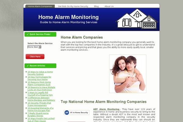 homealarmmonitoring.org site used Homealarmmonitoring