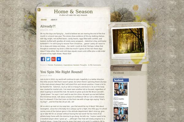 Autumn-forest theme site design template sample