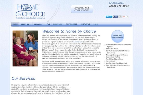 homebychoice.com site used Progress