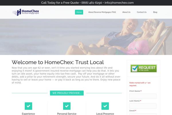 The7 theme site design template sample
