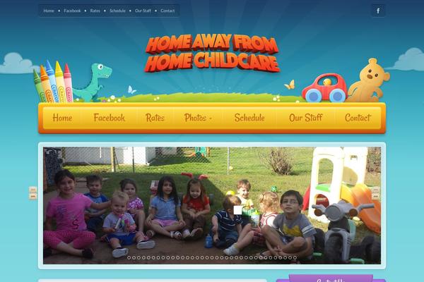 Toddlers theme site design template sample
