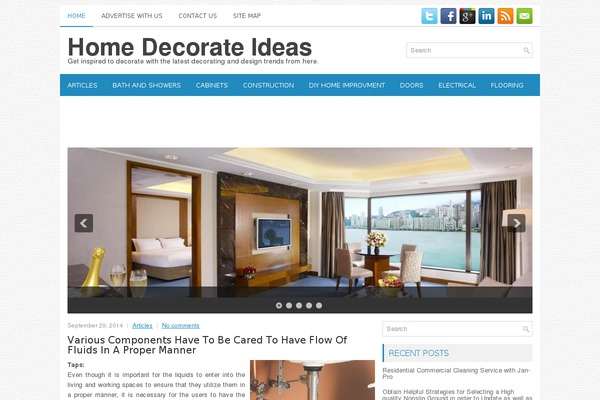 HomeCare website example screenshot