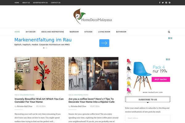 Sahifa theme site design template sample