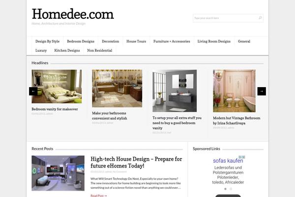 Lightly theme site design template sample