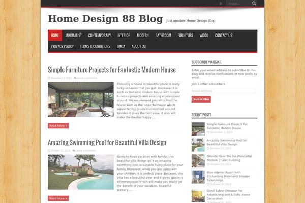 WordPress website example screenshot