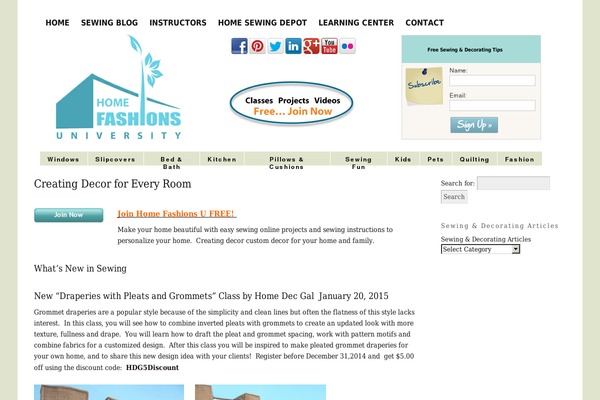 WordPress website example screenshot