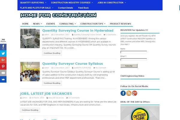 Site using Vertical News Scroller plugin