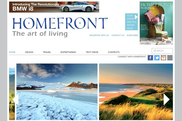 homefrontmagazine.ca site used Homefront