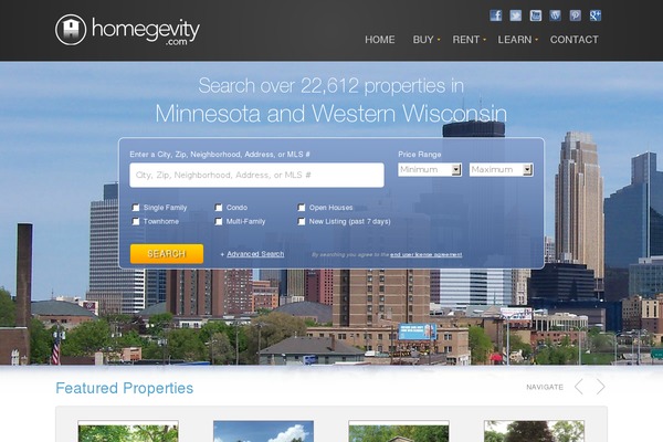 homegevity.com site used Homegevity