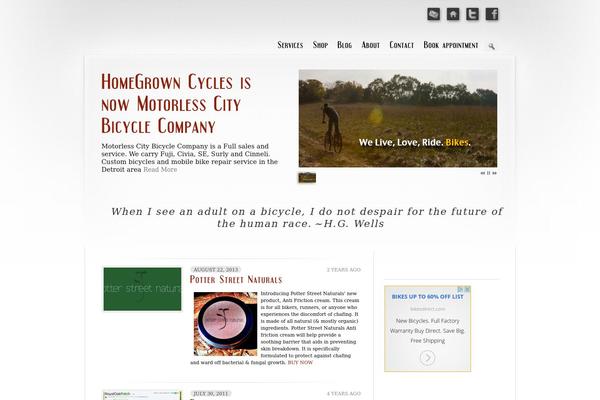 homegrowncycle.com site used Prestige Light