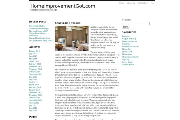 WordPress website example screenshot