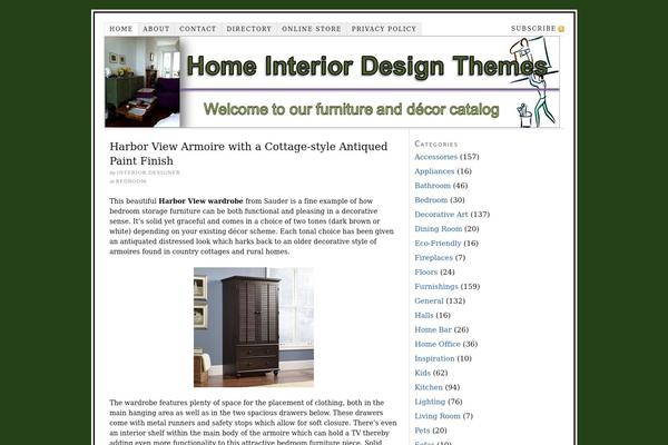 Thesis theme site design template sample