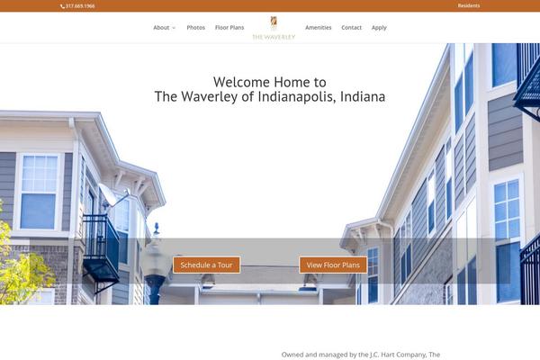 Divi theme site design template sample