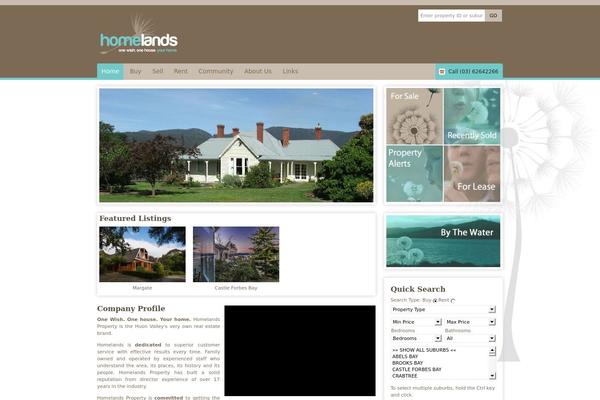 homelands.com.au site used Eplace