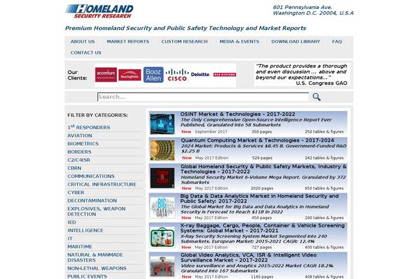 homelandsecurityresearch.com site used Hsrc