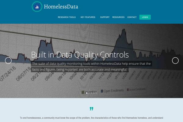 homelessdata.com site used Homelessdata
