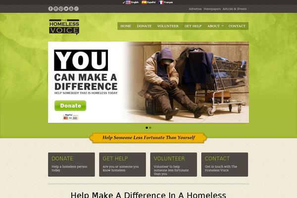 homelessvoice.org site used Everest-news-pro