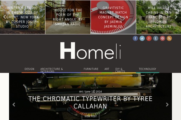 homeli.co.uk site used X | The Theme