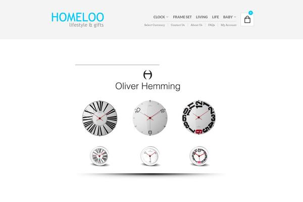 Merchandiser theme site design template sample