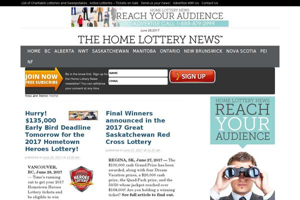 homelottery.ca site used Hln2013