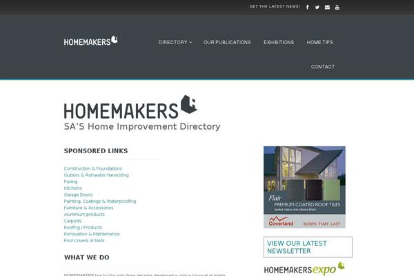 homemakersonline.co.za site used ListingEasy