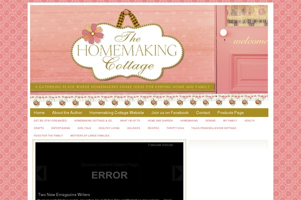 homemaking-cottage-blog.com site used Blogxer