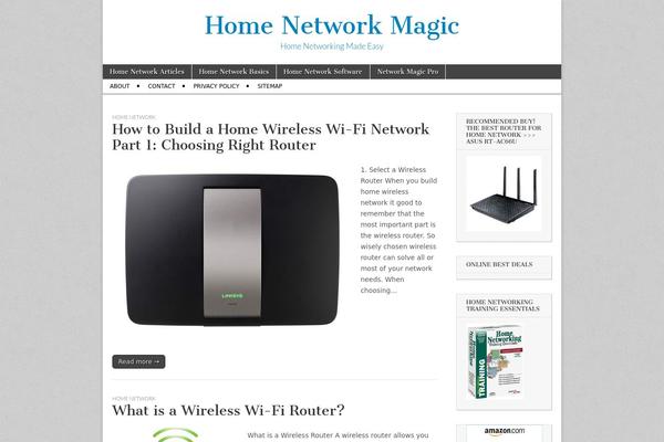 Magazine Basic theme site design template sample