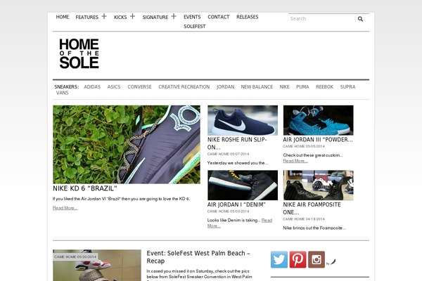 homeofthesole.com site used Home-of-the-sole