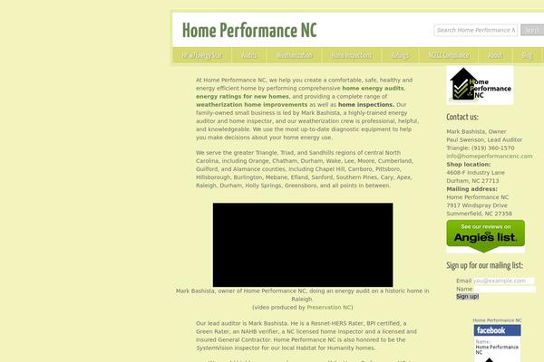 homeperformancenc.com site used Greenleaf