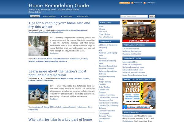 homeremodelingguide.ca site used Code-blue.1.01