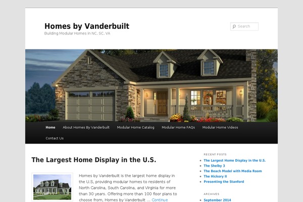 WordPress website example screenshot