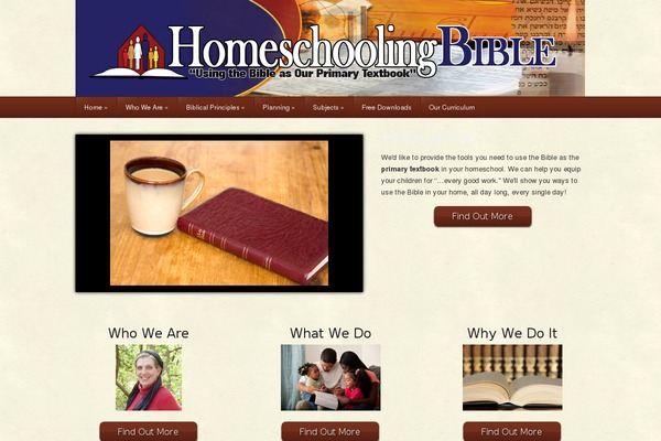 homeschoolingbible.com site used Terragon