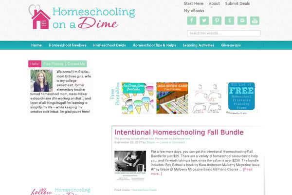 homeschoolingonadime.com site used Homeschooldime