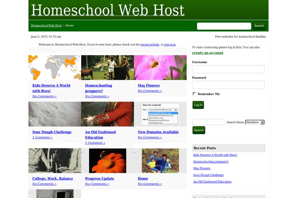 homeschoolwebhost.com site used Bp-daily