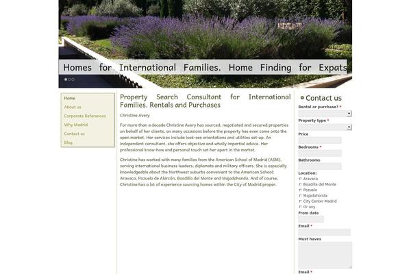 homesmadrid.com site used Chrisavery2