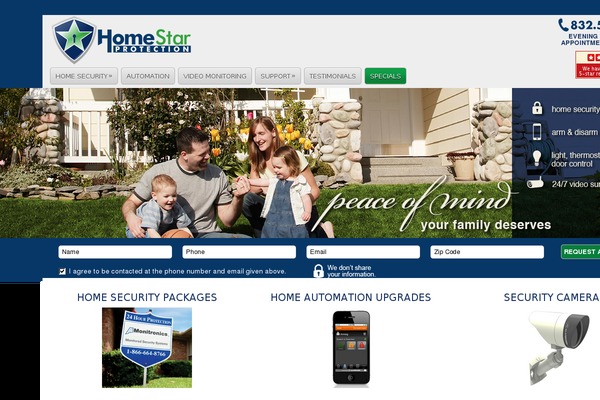 homestarprotection.com site used Homestar
