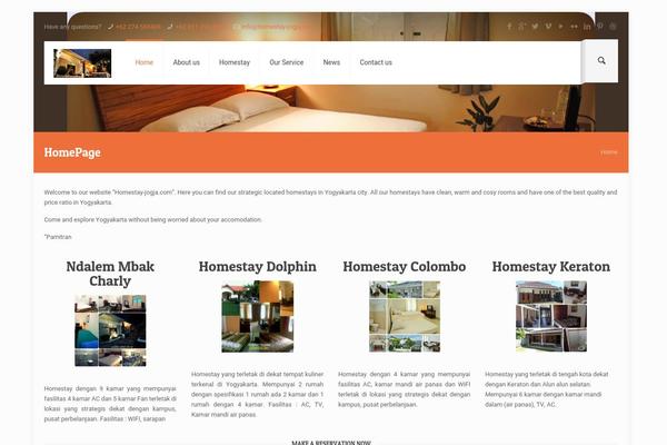 WordPress website example screenshot