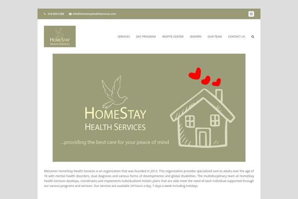 Total theme site design template sample