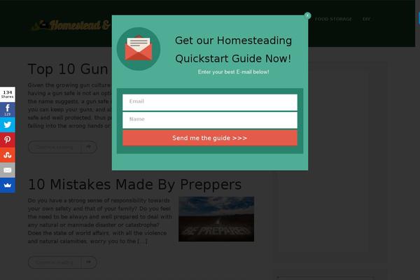 homesteadandprepper.com site used Hnp