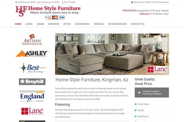 The7 theme site design template sample