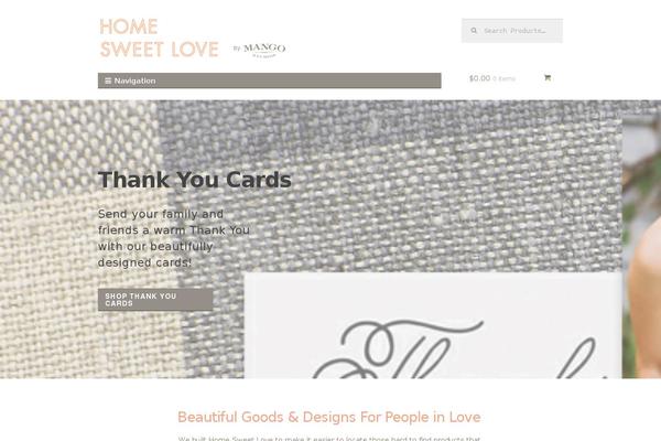 Storefront theme site design template sample