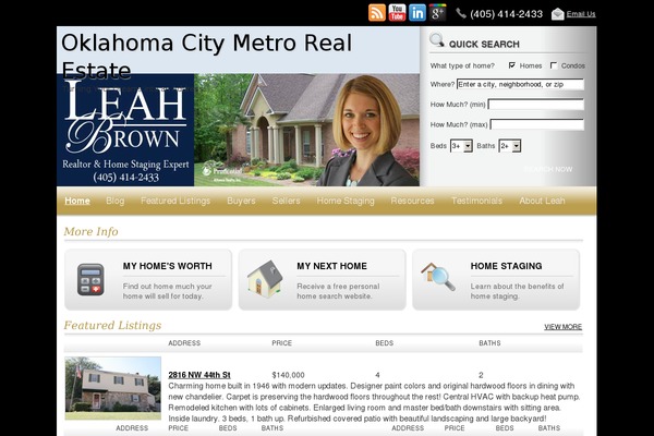 homeswithleah.com site used Tribus